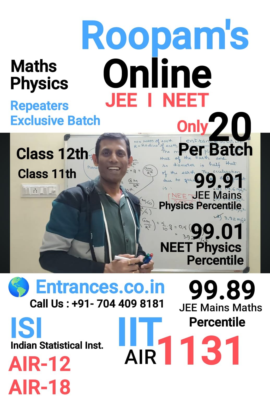 Entrance Rankers achievers